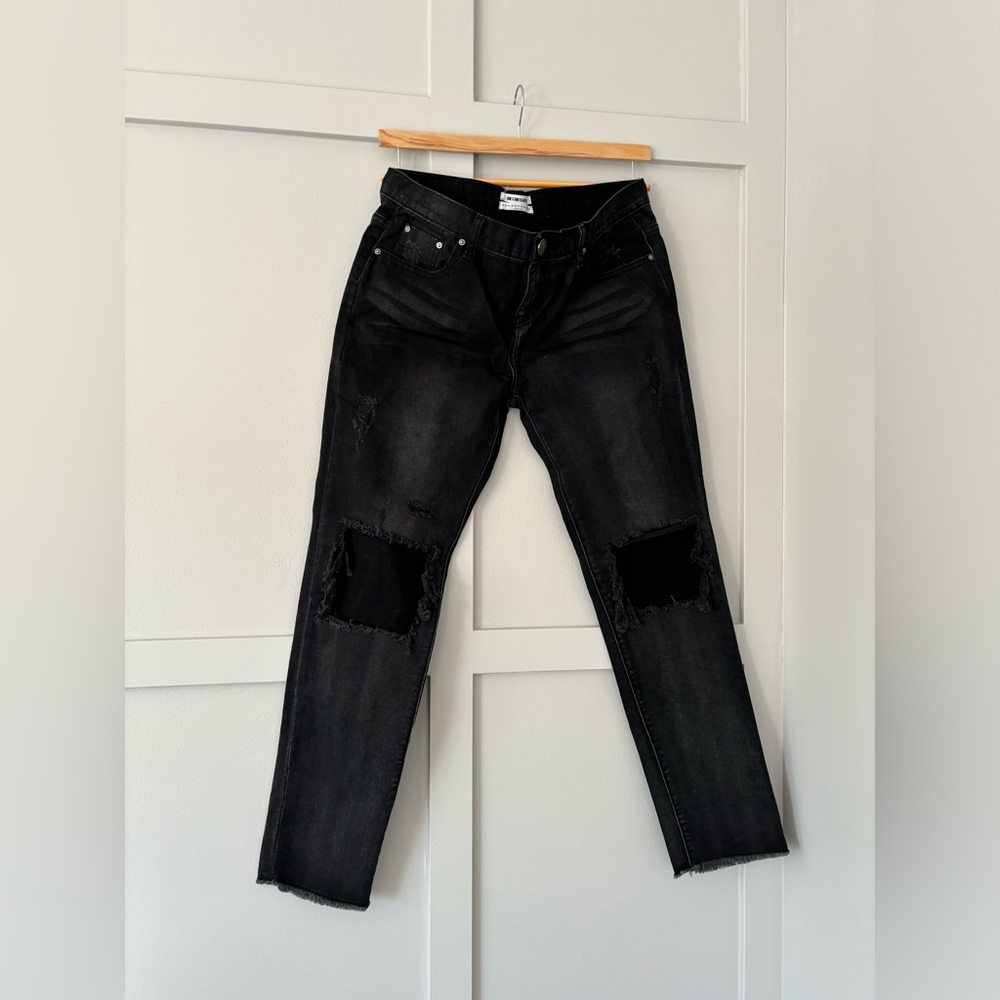 One Teaspoon Awesome Baggies Distressed Jeans - Picture 4 of 13